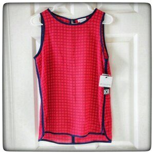 [ LIZ CLAIBORNE ] Aegean Escape Cyber Red Top S